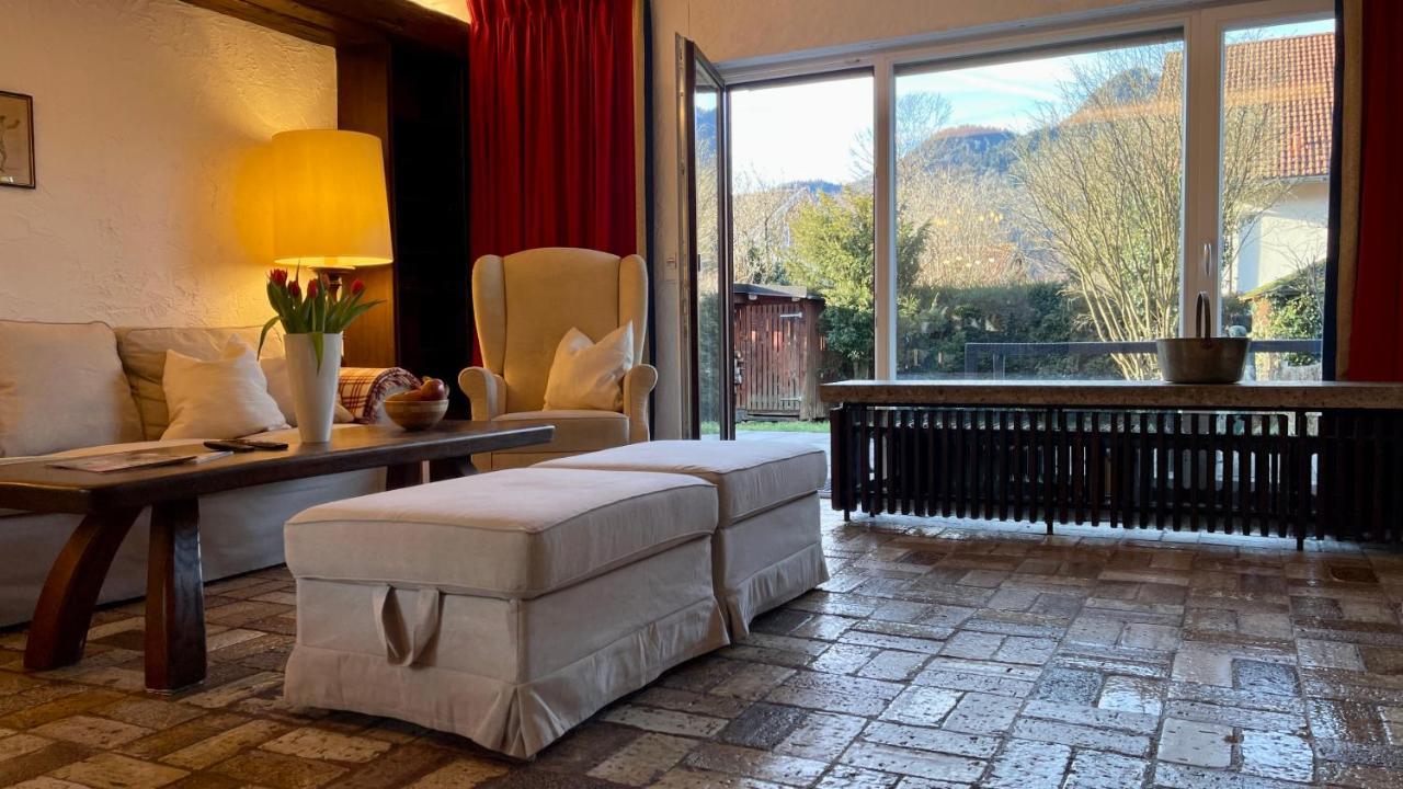 Large Holiday Apartment With Sauna, Terrace, Garden And Open Fireplace Lenggries Extérieur photo